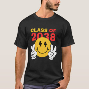 Class of 2038 First Day Of School Girls kids Boys  T-Shirt