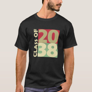 Class Of 2038 First Day Of School Grow With Me Boy T-Shirt