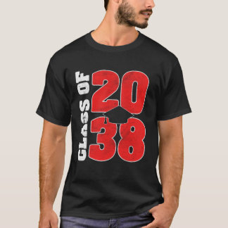 Class of 2038 Grow with Me First Day of School Gra T-Shirt