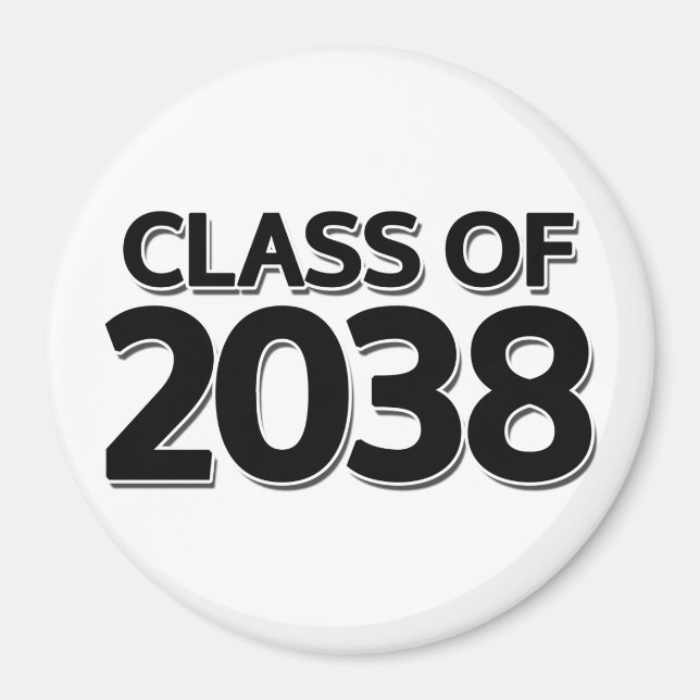 Class of 2038 magnet (Front)