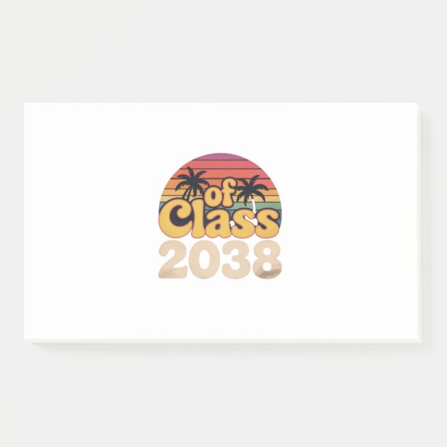 Class of 2038 post-it notes (Front)