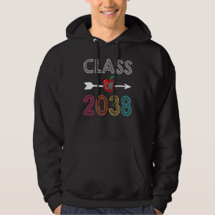 Class Of 2038 Pre K Graduate Preschool Graduation Hoodie