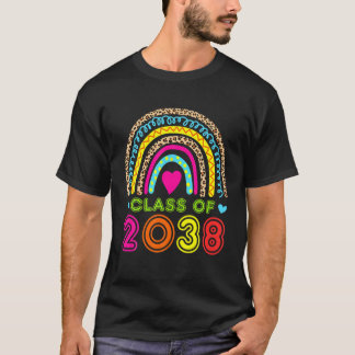 Class Of 2038 T Graduation Pre-K Kindergarten Grad T-Shirt