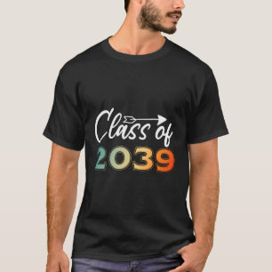 Class Of 2039 Graduation Party Her Him 2024 Senior T-Shirt