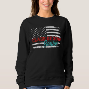 Class Of 2040  For Men Graduation Graduate Vintage Sweatshirt