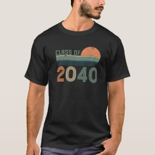Class Of 2040 Kindergarten Graduate Graduation Gir T-Shirt