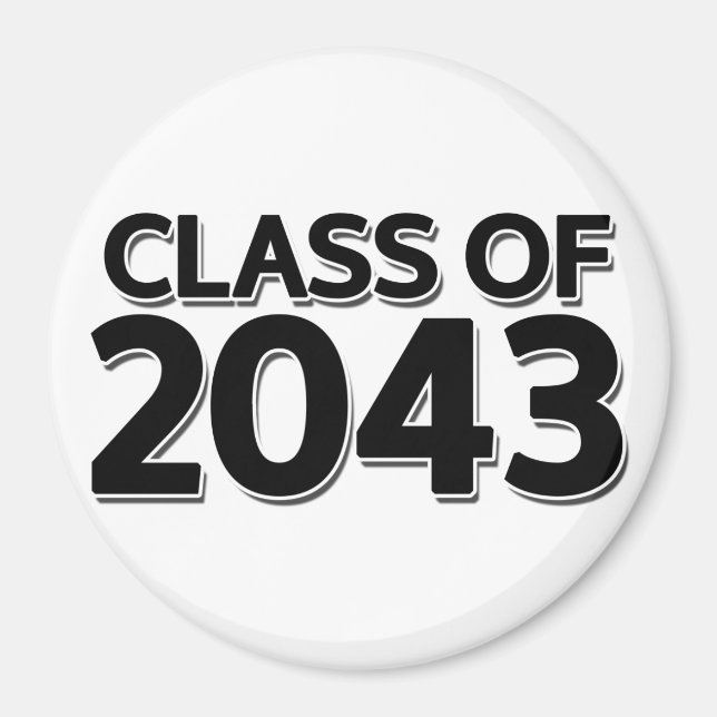 Class of 2043 magnet (Front)
