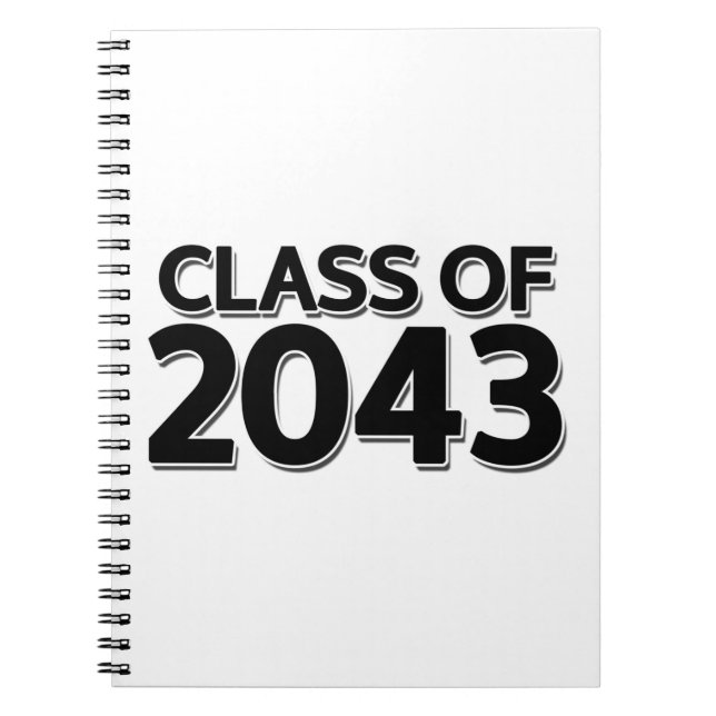 Class of 2043 notebook (Front)