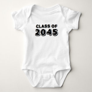 class of 2045  baby bodysuit