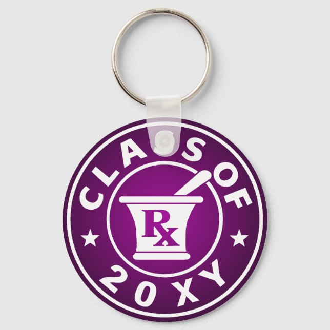 Class of 20?? Pharmacy Key Ring (Front)