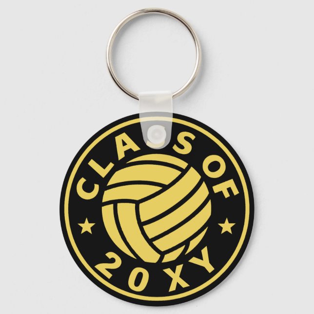 Class of 20?? Volleyball Key Ring (Front)
