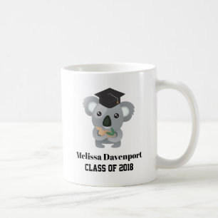 Class of 20xx Cute Koala Bear in Graduation Cap Coffee Mug