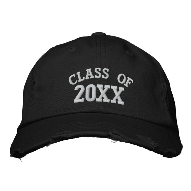 CLASS OF 20XX Embroidered Hat (Front)