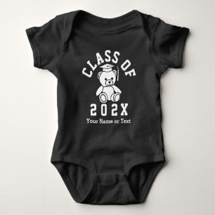 Class Of 20XX Graduating Bear Baby Bodysuit