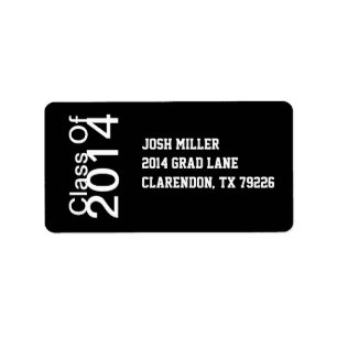 Class of 20XX Graduation Address Labels