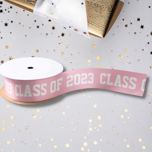 Class of 20XX Graduation Custom Colour Gift Ribbon Satin Ribbon (Creator Uploaded)
