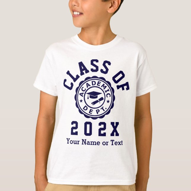 Class Of 20XX Graduation T-Shirt (Front)