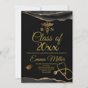 Class of 20XX -- Nursing School Graduation Invitation