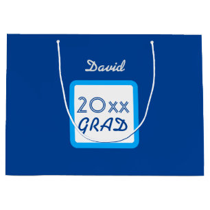 Class of 20xx or ANY YEAR RICHBLUE A09 Large Gift Bag