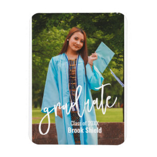 Class of 20xx   Personalized Graduation Photo Magnet