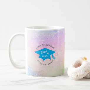 Class of 20XX Rainbow Art Paint Splatter Coffee Mug
