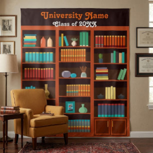 Class of 20XX University Library Photo Backdrop Tapestry
