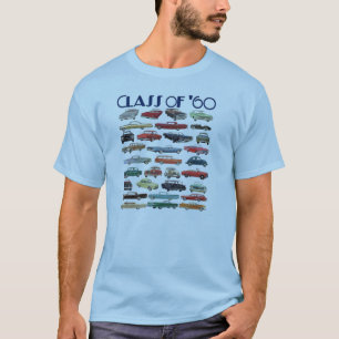 Class of '60 classic cars t-shirt