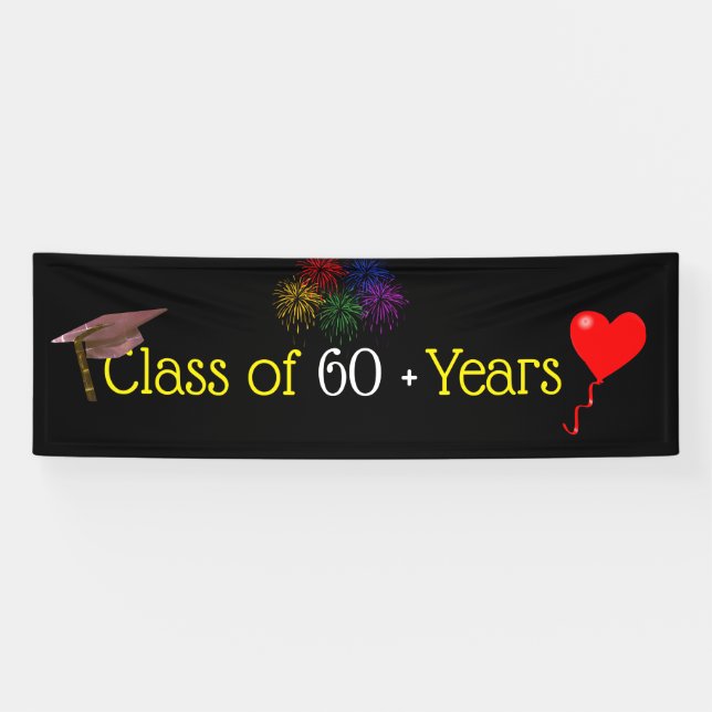 Class of 60+Years Banner (Horizontal)