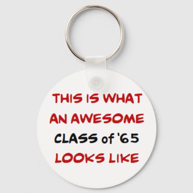 class of '65, awesome key ring (Front)