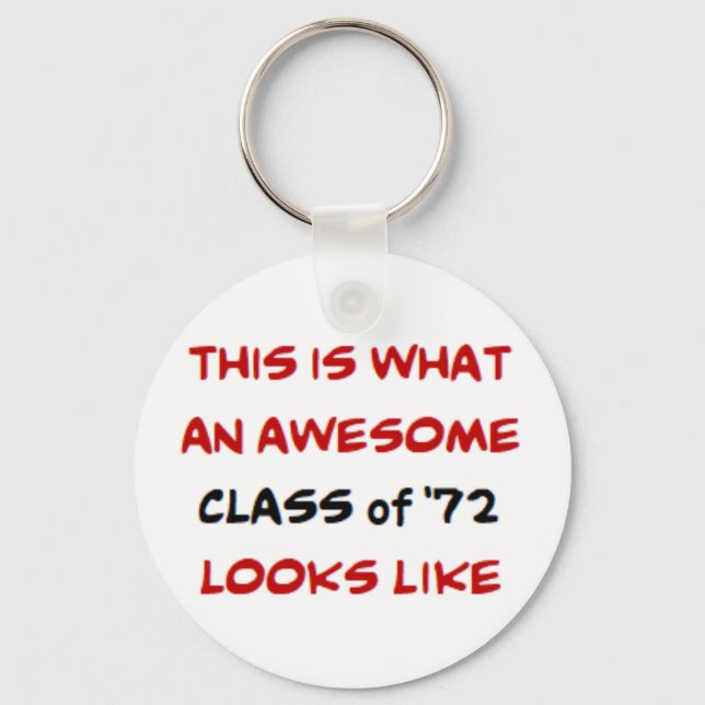 class of '72. key ring (Front)