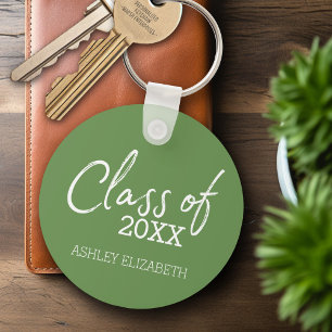 Class of ADD YOUR YEAR Graduation Party Key Ring