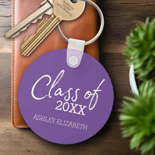 Class of ADD YOUR YEAR Graduation Party Key Ring