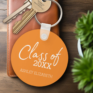 Class of ADD YOUR YEAR Graduation Party Key Ring