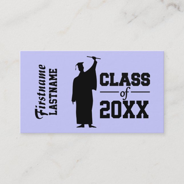 Class of ANY year custom business cards (Front)