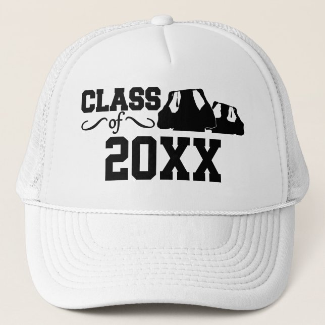 Class of ANY year custom hat - choose color (Front)