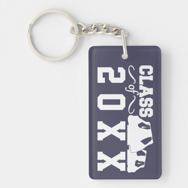 Class of ANY year custom key chain (Front)