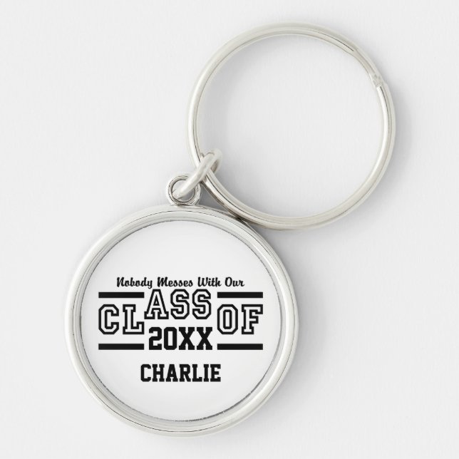 Class of ANY Year custom name key chain (Front)