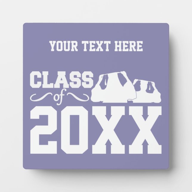 Class of ANY year custom plaque (Front)