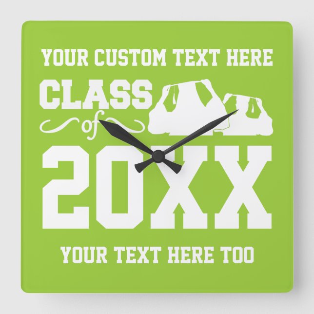 Class of ANY year custom wall clock (Front)