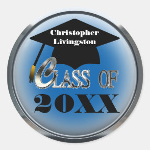 Class Of Any Year Graduation Stickers