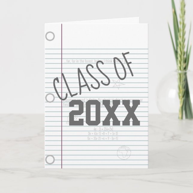 Class Of Card (Front)