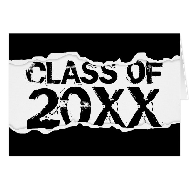 Class of Customisable Year (page tear) (Front Horizontal)