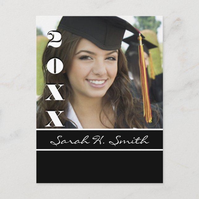 Class of Enter Current Year Graduation Invitations (Front)
