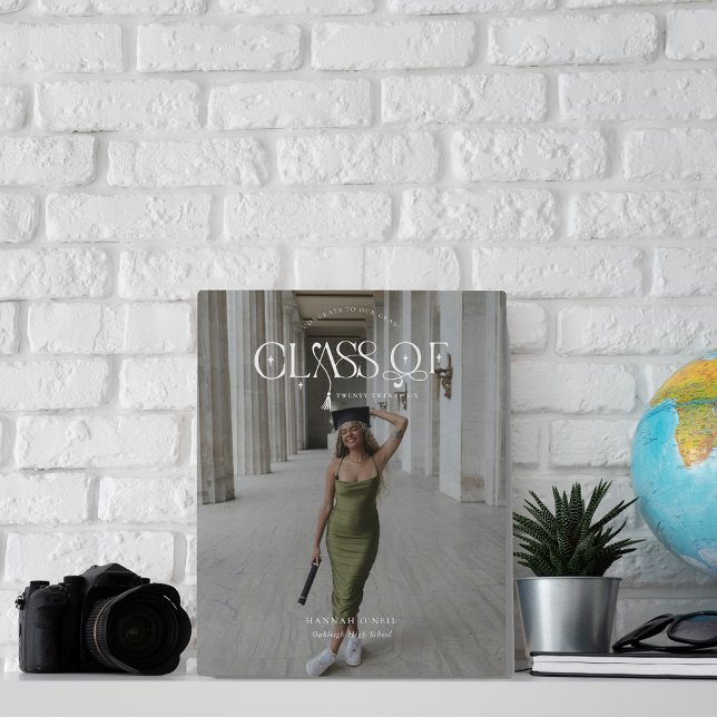 Class Of | Graduation Keepsake Photo Plaque (Creator Uploaded)