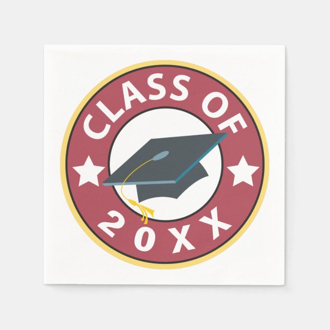 Class of Graduation Napkin (Front)