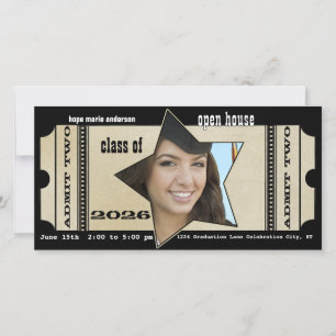 Class of Graduation PARTY OPEN House Invitation