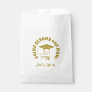 Class of-Inspirational Quote-Name-Graduation-Gold Favour Bags