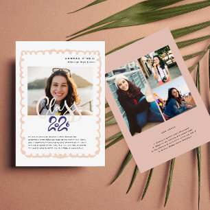 Class Of Personalised Graduation Announcement