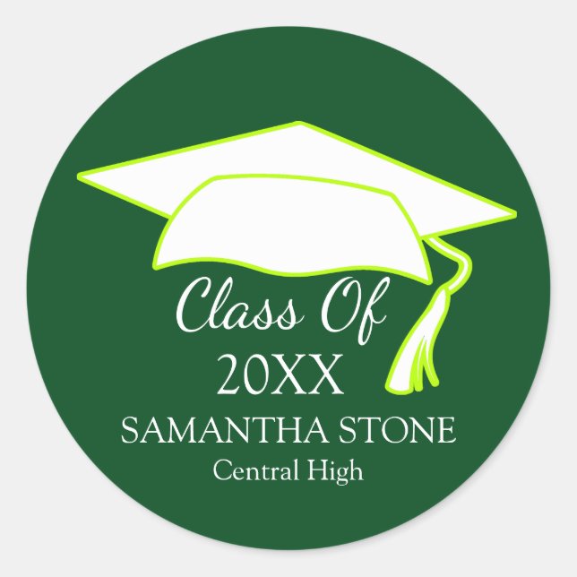 Class of Personalised Graduation Envelope Seal (Front)