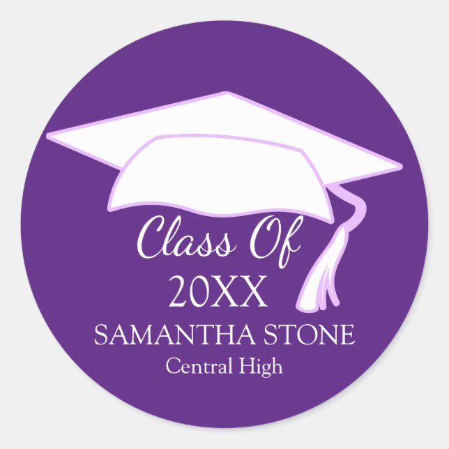 Class of Personalised Graduation Envelope Seal (Front)